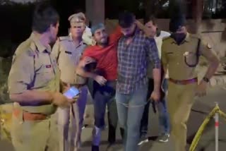 Encounter broke out between Noida Police and smuggler Sahil arrested