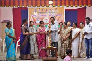 Govt officers involved in BJP women morcha program