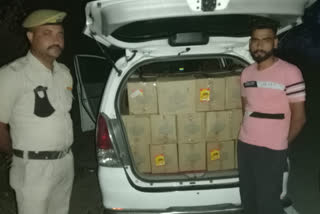 Police caught consignment of illegal liquor in Una