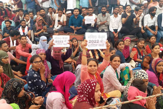 CHA protest in Jaipur