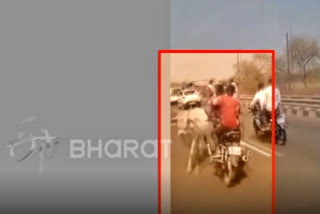 Youth in Bhim Army chief's convoy killed after motorcycle hits cow
