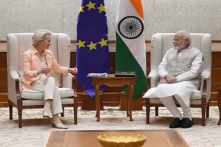 pm modi held talks with EU commission president ursula von der leyen in new delhi