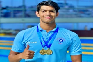 Khelo India University Games  Khelo India University Sports  Khelo India  Nataraja wins gold  Jain University tops  Sports News  खेलो इंडिया यूनिवर्सिटी गेम्स  तैराक श्रीहरि नटराज  जैन यूनिवर्सिटी  KIUG 2022