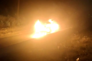 bike fire in Greater Noida