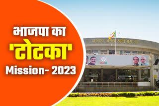 MP BJP to construct high tech building BJP totka for 2023 assembly polls