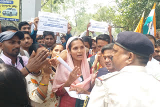 CTET candidates created ruckus in patna