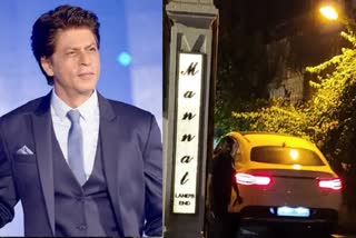 shah rukh khan bungalow mannat name plate worth of 20 lakh