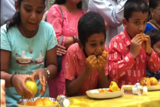 Pune Mango Eating Competition