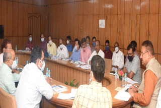 Ganesh joshi held review meeting