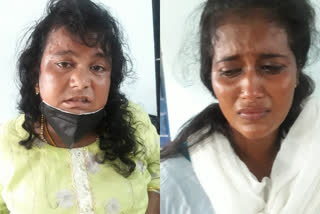 Necklace theft two ladies arrested  Necklace theft  വയോധികയുടെ മാല പൊട്ടിക്കാൻ ശ്രമം  മാല മോഷണം  വയോധികയുടെ മാല പൊട്ടിക്കാൻ ശ്രമിച്ച നാടോടി സ്ത്രീകൾ