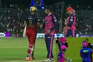 Harshal Patel vs Riyan Parag clash