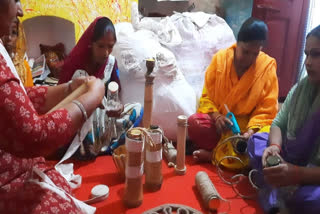 plastic cans in Har Ki Pauri