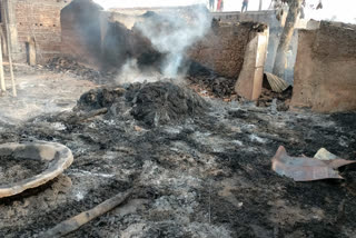 Home owner entered blazing fire in Dumka to find papers died due to burns