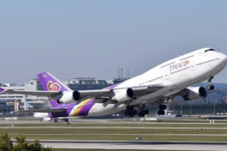 Tyre of Thai Airways plane bursts, 150 people escape unhurt