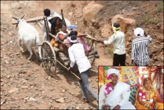 bride came by Bullock cart