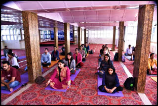 Vipassana meditation camp in HPU
