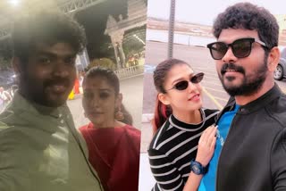 Nayanthara Vignesh Shivan visits Tirupati temple  ക്ഷേത്ര ദര്‍ശനം നടത്തി നയന്‍താരയും വിഘ്‌നേഷും  Nayanthara Vignesh temple visit  Nayanthara Vignesh Shivan movie