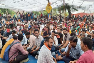 Covid Health Advisor on Protest in Jaipur