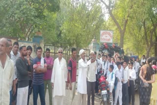 Villagers Protest in Charkhi Dadr