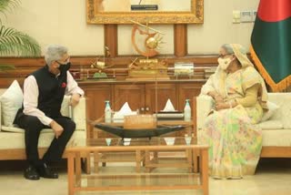 EAM S Jaishankar Bangladesh visit: ପ୍ରଧାନମନ୍ତ୍ରୀ ଶେଖ ହସିନାଙ୍କୁ କଲେ ସାକ୍ଷାତ