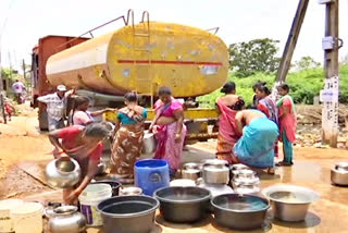 కాకినాడ నగర శివారు వాసులకు ... తాగునీటి కష్టాలు