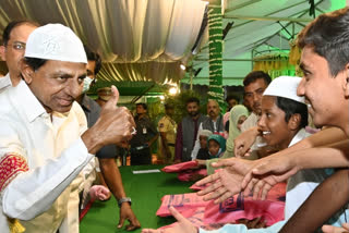 CM KCR PARTICIPATED IN IFTHAR PARTY AT LB STADIUM