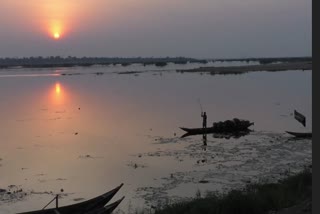 pollution at the mahanadi in subarnapur