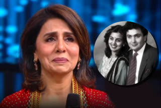 neetu kapoor cries remembering rishi kapoor