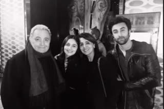 alia bhatt remembers Rishi Kapoor on death anniversary