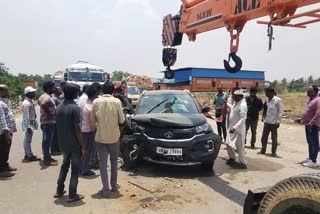 Traffic Jam on Rudraram Highway