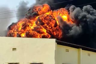 Fire accident in Chemical Factory