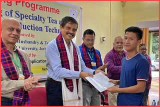 training-for-assam-or-arunachal-pradesh-tea-garden-workers-concluded-at-aau-in-jorhat