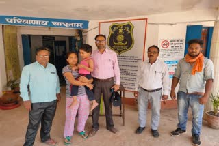 Silent child found again after missing in Jashpur