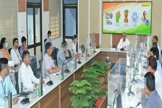 CM Ashok Gehlot took review meeting