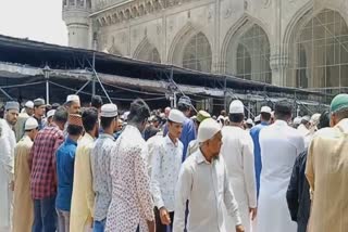 مکہ مسجد میں جمعة الوداع کا خشوع و خصوع سے اہتمام
