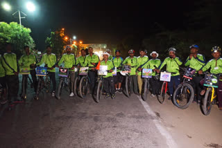 yeola to gangapur cycle yatra which has been giving social message for 16 years in nashik