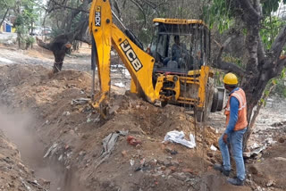 LPG  gas pipeline work started in Hazaribag