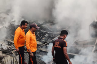 MASSIVE FIRE IN THE CANTEEN OF MARATHA REGIMENT IN RUDRAPRAYAG