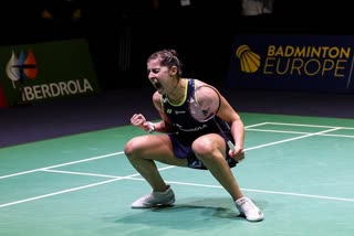 Carolina Marin claims European C ships title  Carolina Marin  യൂറോപ്യന്‍ ബാഡ്‌മിന്‍റണ്‍ ചാമ്പ്യന്‍ഷിപ്പ്  കരോലിന മാരിൻ  കരോലിന മാരിന് യൂറോപ്യന്‍ ബാഡ്‌മിന്‍റണ്‍ ചാമ്പ്യന്‍ഷിപ്പ് കിരീടം