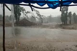 storm and rain in Sukma