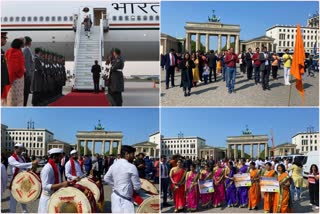 PM modi in Berlin: ଭାରତୀୟ ପାରମ୍ପାରିକ ରଙ୍ଗରେ ରଙ୍ଗୀନ ହେଲା ଐତିହାସିକ ବ୍ରାଣ୍ଡେନବର୍ଗ ଗେଟ