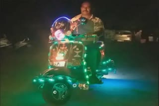 Akram of Jabalpur made super scooter