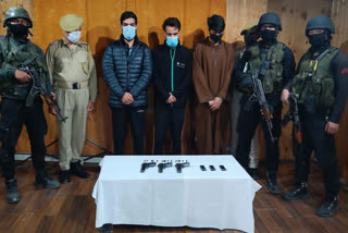 Three  HYBRID LET militants arrested in sopore