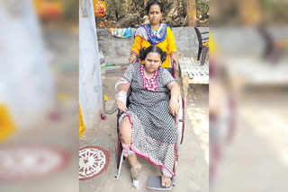 Mother with injured student