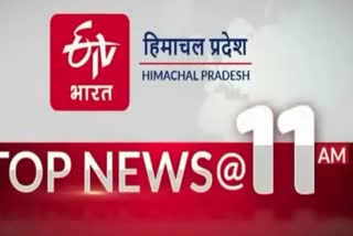 TOP TEN NEWS OF HIMACHAL PRADESH TILL 11AM