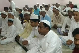 Rural Development Minister offered Namaz in Idgah sahibganj congratulated people of Muslim society