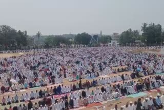 Mass Prayer at Eidga Grounds, Mysore