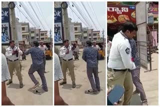 Traffic constable attacked by car driver