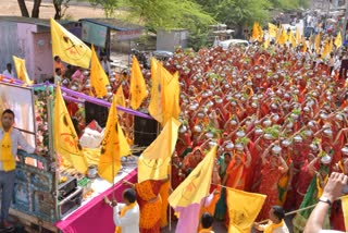 Procession on Akshay tritiya in Chaksu
