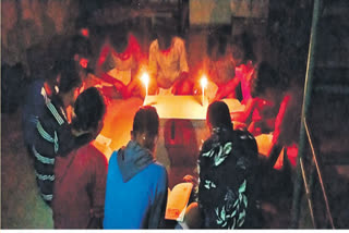 students struggled with power cuts